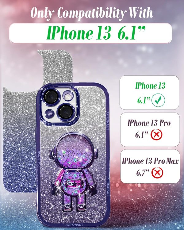 Loheckle for iPhone 11 Pro Max Cases - Women Girls Cute Glitter with Camera Lens Protector Cover Astronaut Liquid Sparkle Girly Aesthetic Bling Shiny Design Case for iPhone 11 Pro Max 6.5'', Black - Image 34
