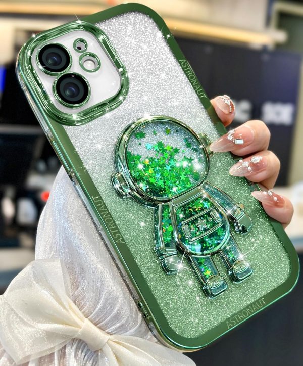 Loheckle for iPhone 11 Pro Max Cases - Women Girls Cute Glitter with Camera Lens Protector Cover Astronaut Liquid Sparkle Girly Aesthetic Bling Shiny Design Case for iPhone 11 Pro Max 6.5'', Black - Image 97