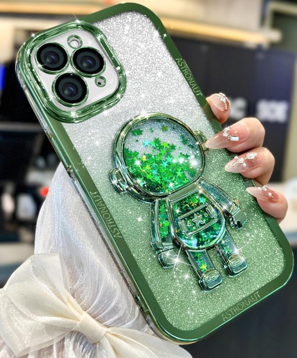 Loheckle for iPhone 11 Pro Max Cases - Women Girls Cute Glitter with Camera Lens Protector Cover Astronaut Liquid Sparkle Girly Aesthetic Bling Shiny Design Case for iPhone 11 Pro Max 6.5'', Black - Image 119