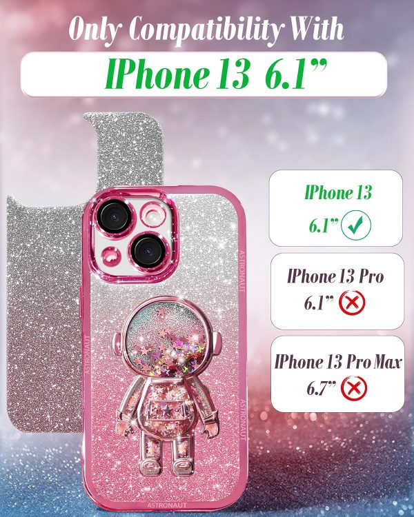 Loheckle for iPhone 11 Pro Max Cases - Women Girls Cute Glitter with Camera Lens Protector Cover Astronaut Liquid Sparkle Girly Aesthetic Bling Shiny Design Case for iPhone 11 Pro Max 6.5'', Black - Image 140