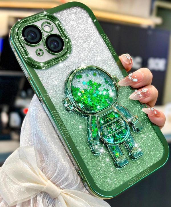 Loheckle for iPhone 15 Pro Max Case - for Women Girls Cute Glitter with Camera Lens Protector Cover Astronaut Liquid Sparkle Girly Aesthetic Bling Shiny Design Phone Case for 15 Pro Max 6.7", Pretty - Image 82