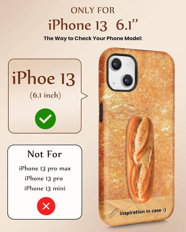 Loheckle for iPhone 12 Pro Phone Case for Women - Cute Funny Cartoon Designer for Girls Teens Bread Fashion Unique Phone Cover with Kickstand for iPhone 12 Pro Case - Image 88