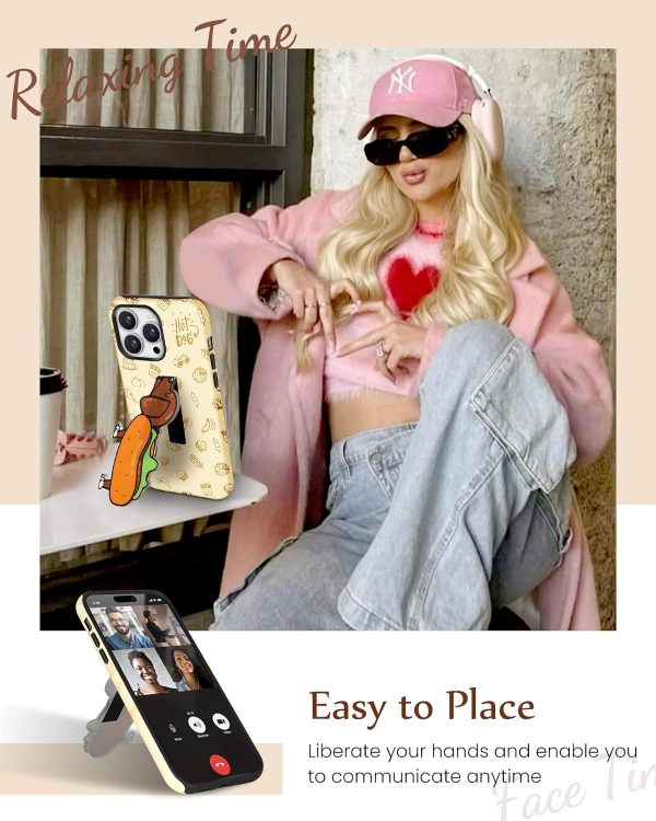 Loheckle for iPhone 11 Phone Case for Women - Cute Funny Cartoon Designer for Girls Teens Dachshund Dog Fashion Unique Phone Cover with Kickstand for iPhone 11 Case - Image 15