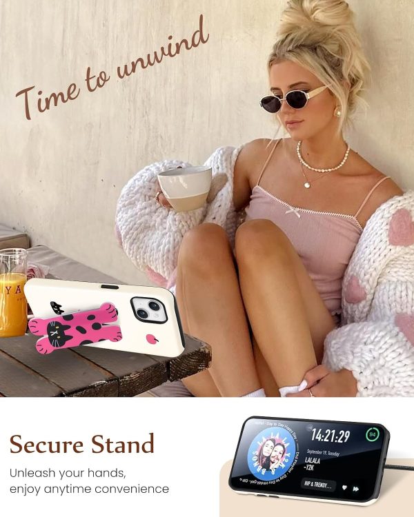 Loheckle for iPhone 11 Phone Case for Women - Cute Funny Cartoon Designer for Girls Teens Dachshund Dog Fashion Unique Phone Cover with Kickstand for iPhone 11 Case - Image 37