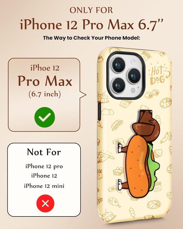 Loheckle for iPhone 11 Phone Case for Women - Cute Funny Cartoon Designer for Girls Teens Dachshund Dog Fashion Unique Phone Cover with Kickstand for iPhone 11 Case - Image 73