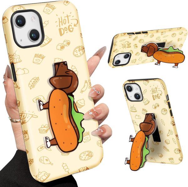 Loheckle for iPhone 11 Phone Case for Women - Cute Funny Cartoon Designer for Girls Teens Dachshund Dog Fashion Unique Phone Cover with Kickstand for iPhone 11 Case - Image 74