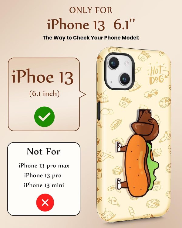 Loheckle for iPhone 11 Phone Case for Women - Cute Funny Cartoon Designer for Girls Teens Dachshund Dog Fashion Unique Phone Cover with Kickstand for iPhone 11 Case - Image 75