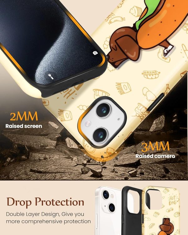 Loheckle for iPhone 11 Phone Case for Women - Cute Funny Cartoon Designer for Girls Teens Dachshund Dog Fashion Unique Phone Cover with Kickstand for iPhone 11 Case - Image 78