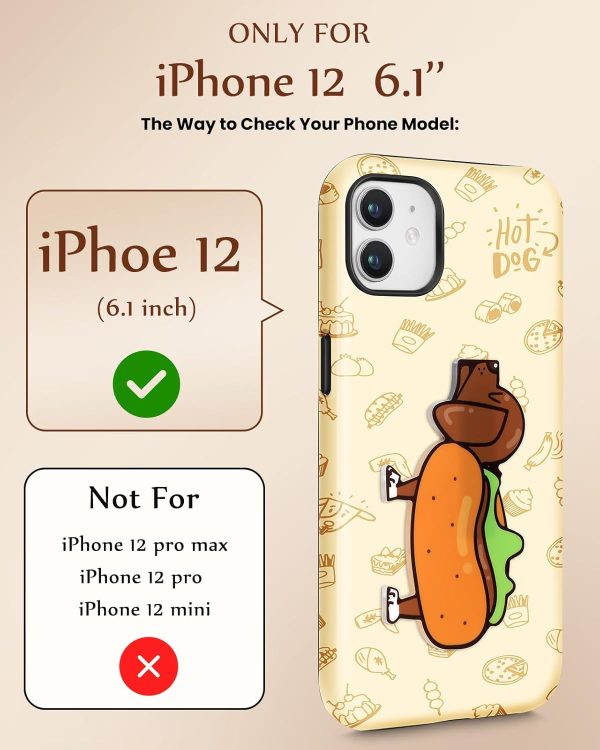 Loheckle for iPhone 11 Phone Case for Women - Cute Funny Cartoon Designer for Girls Teens Dachshund Dog Fashion Unique Phone Cover with Kickstand for iPhone 11 Case - Image 80