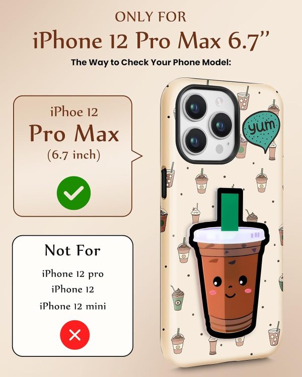 Loheckle for iPhone 12 Pro Phone Case for Women - Cute Funny Cartoon Designer for Girls Teens Bread Fashion Unique Phone Cover with Kickstand for iPhone 12 Pro Case - Image 150