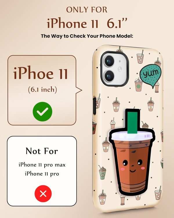 Loheckle for iPhone 11 Phone Case for Women - Cute Funny Cartoon Designer for Girls Teens Dachshund Dog Fashion Unique Phone Cover with Kickstand for iPhone 11 Case - Image 142
