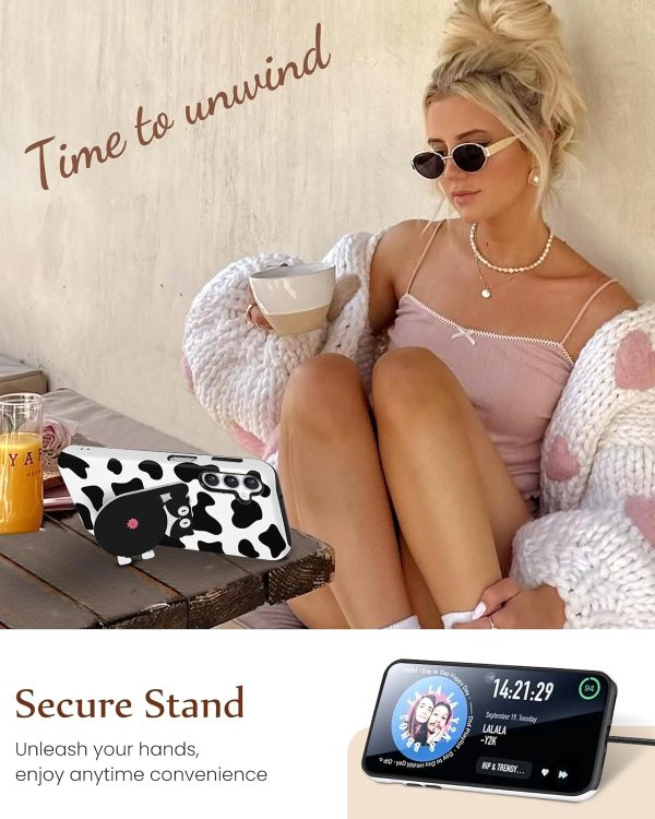 Loheckle for Samsung Galaxy A14 5G Case for Women - Cute Funny Cartoon Designer for Girls Teens Drink Fashion Unique Phone Cover with Kickstand for Samsung A14 5G Case Coffee - Image 10