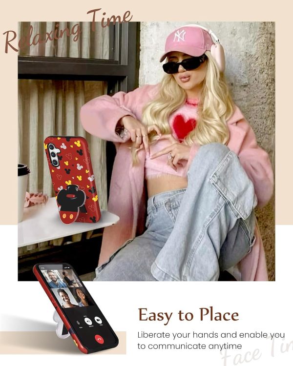 Loheckle for Samsung Galaxy A14 5G Case for Women - Cute Funny Cartoon Designer for Girls Teens Drink Fashion Unique Phone Cover with Kickstand for Samsung A14 5G Case Coffee - Image 15