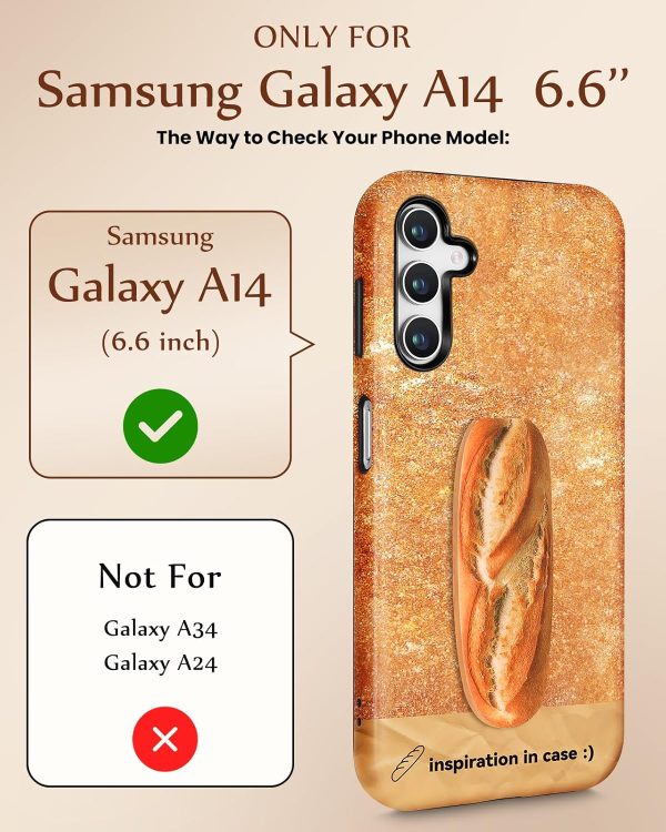 Loheckle for Samsung Galaxy A14 5G Case for Women - Cute Funny Cartoon Designer for Girls Teens Drink Fashion Unique Phone Cover with Kickstand for Samsung A14 5G Case Coffee - Image 35