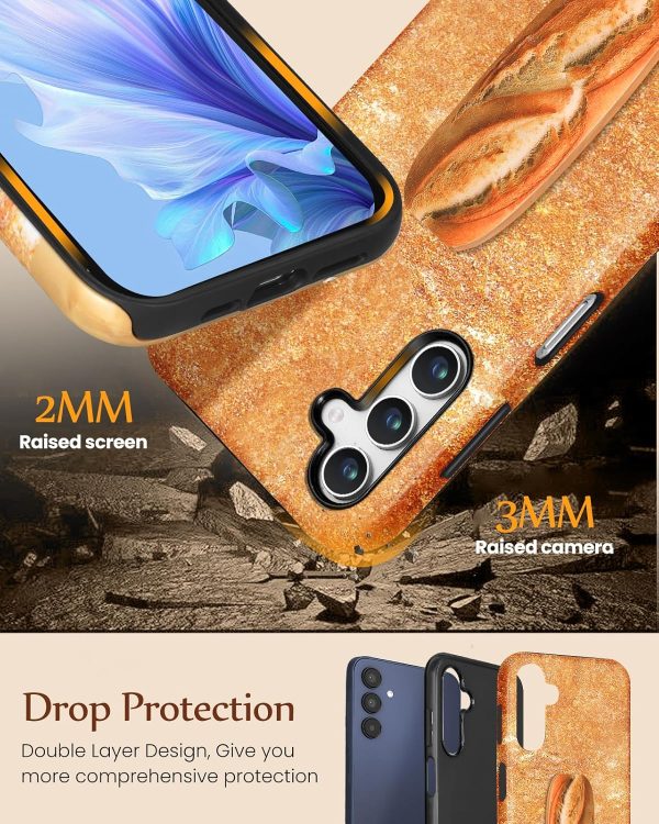 Loheckle for Samsung Galaxy A14 5G Case for Women - Cute Funny Cartoon Designer for Girls Teens Drink Fashion Unique Phone Cover with Kickstand for Samsung A14 5G Case Coffee - Image 38