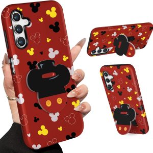 Loheckle for Samsung Galaxy A15 5G Case for Women - Cute Funny Cartoon Designer for Girls Teens Fashion Unique Phone Cover with Kickstand for Samsung A15 5G Case, Miqi