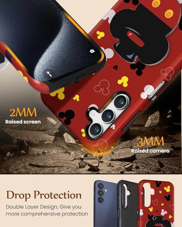 Loheckle for Samsung Galaxy A15 5G Case for Women - Cute Funny Cartoon Designer for Girls Teens Fashion Unique Phone Cover with Kickstand for Samsung A15 5G Case, Miqi - Image 5