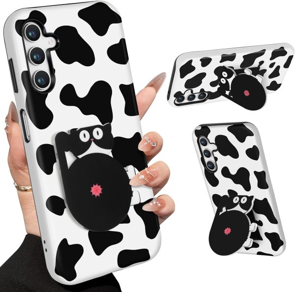 Loheckle for Samsung Galaxy A15 5G Case for Women - Cute Funny Cartoon Designer for Girls Teens Fashion Unique Phone Cover with Kickstand for Samsung A15 5G Case, Miqi - Image 7