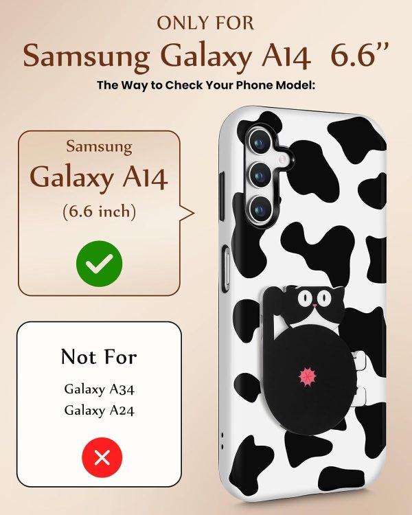 Loheckle for Samsung Galaxy A15 5G Case for Women - Cute Funny Cartoon Designer for Girls Teens Fashion Unique Phone Cover with Kickstand for Samsung A15 5G Case, Miqi - Image 13