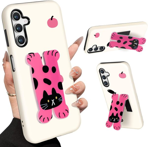 Loheckle for Samsung Galaxy A15 5G Case for Women - Cute Funny Cartoon Designer for Girls Teens Fashion Unique Phone Cover with Kickstand for Samsung A15 5G Case, Miqi - Image 15