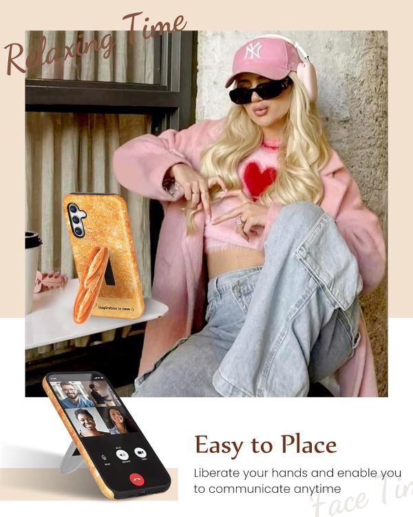 Loheckle for Samsung Galaxy A15 5G Case for Women - Cute Funny Cartoon Designer for Girls Teens Fashion Unique Phone Cover with Kickstand for Samsung A15 5G Case, Miqi - Image 30